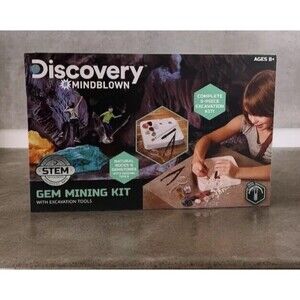 Discovery Mindblown Gem Mining Kit w/Excavation Tools Stem Science Tech NEW